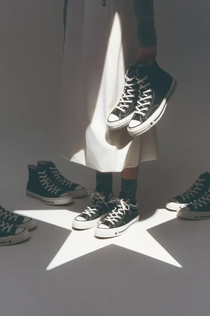 Wiszące trampki - skandaliczna reklama Converse